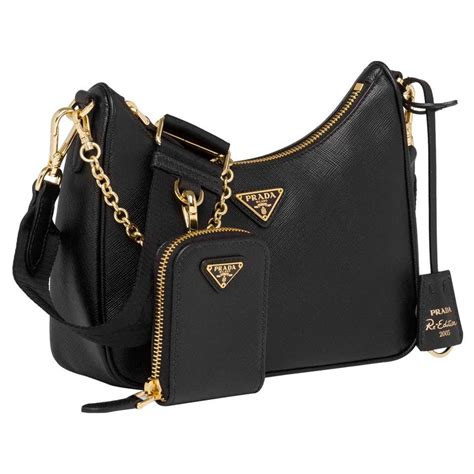 prada gold hardware|Vintage Prada Shoulder Bags .